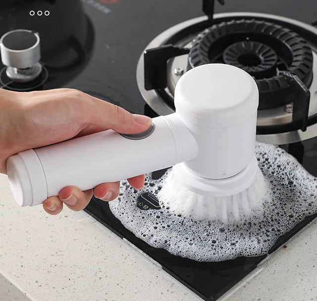 Cordless Household Spin Scrubber Kitchen Gadgets Hair Brushes Bathroom Broom Toilet  Multipurpose Cleaning Brush  Electric Mops