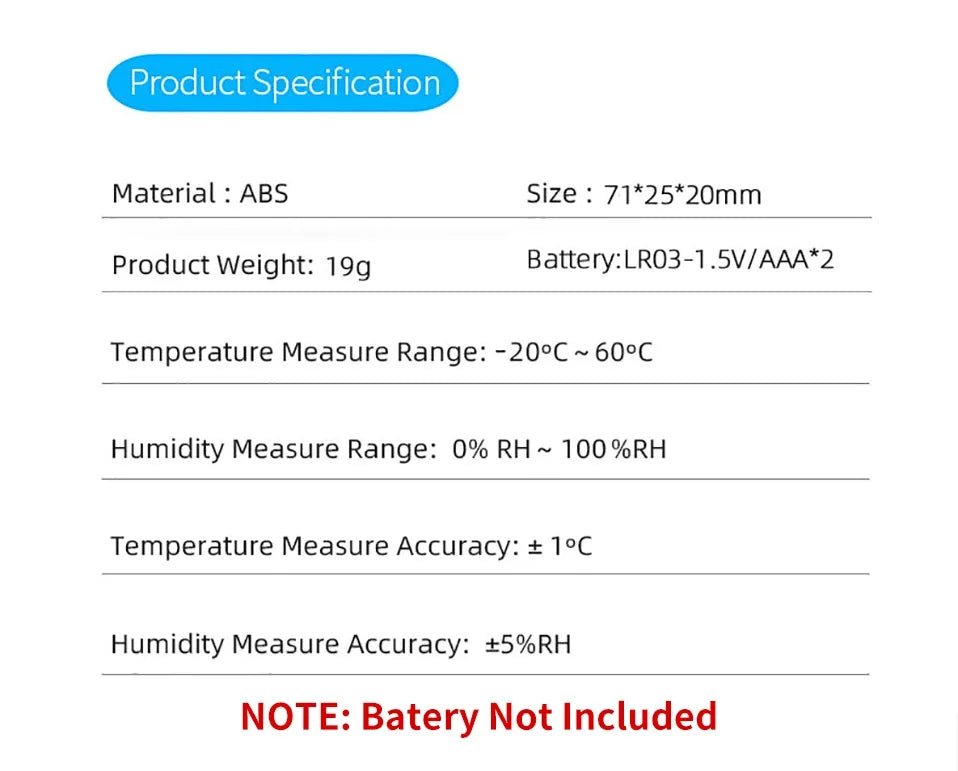ZigBee 3.0 Smart Temperature And Humidity Sensor Tuya WiFi Indoor Hygrometer APP Monitor Real-time Updates APP Amart Home Alexa