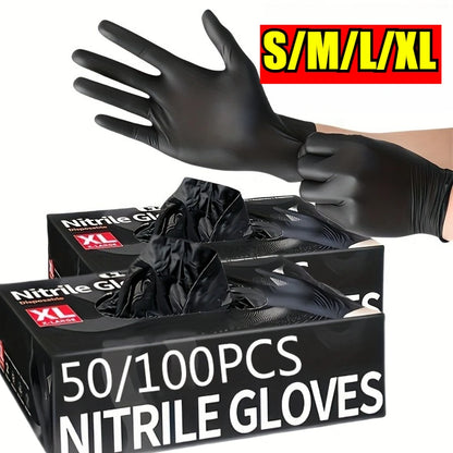 Disposable Nitrile Waterproof Gloves Dish Washing Kitchen Household Gloves Dog Wash Cleaning Glove for Food Working Latex Gloves