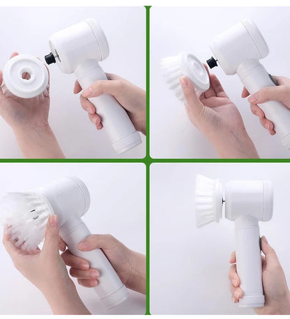 Cordless Household Spin Scrubber Kitchen Gadgets Hair Brushes Bathroom Broom Toilet  Multipurpose Cleaning Brush  Electric Mops