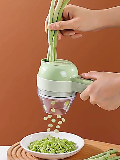5 in 1 Electric Vegetable Cutter Set  Portable, Rechargeable, Wireless Food Processor & Chopper Machine for Pepper, Garlic& Meat