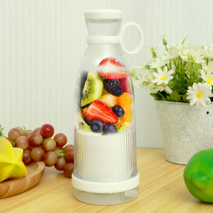 Electric Juice Blender Portable Fruit Juicer USB Rechargeable Smoothie Mini Bottle Travel Multifunctionl Kitchen Home