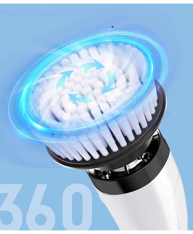Cordless Household Spin Scrubber Kitchen Gadgets Hair Brushes Bathroom Broom Toilet  Multipurpose Cleaning Brush  Electric Mops
