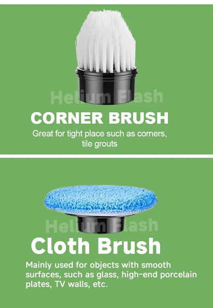 Cordless Household Spin Scrubber Kitchen Gadgets Hair Brushes Bathroom Broom Toilet  Multipurpose Cleaning Brush  Electric Mops