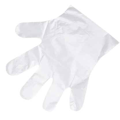100/200Pcs Disposable Gloves Plastic Gloves Transparent Eco-Friendly Cleaning Gloves for DIY Cooking Kitchen Accessories