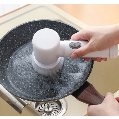 Cordless Household Spin Scrubber Kitchen Gadgets Hair Brushes Bathroom Broom Toilet  Multipurpose Cleaning Brush  Electric Mops