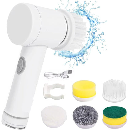 Cordless Household Spin Scrubber Kitchen Gadgets Hair Brushes Bathroom Broom Toilet  Multipurpose Cleaning Brush  Electric Mops