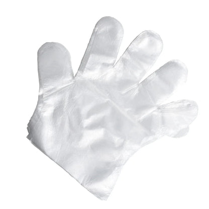 100/200Pcs Disposable Gloves Plastic Gloves Transparent Eco-Friendly Cleaning Gloves for DIY Cooking Kitchen Accessories